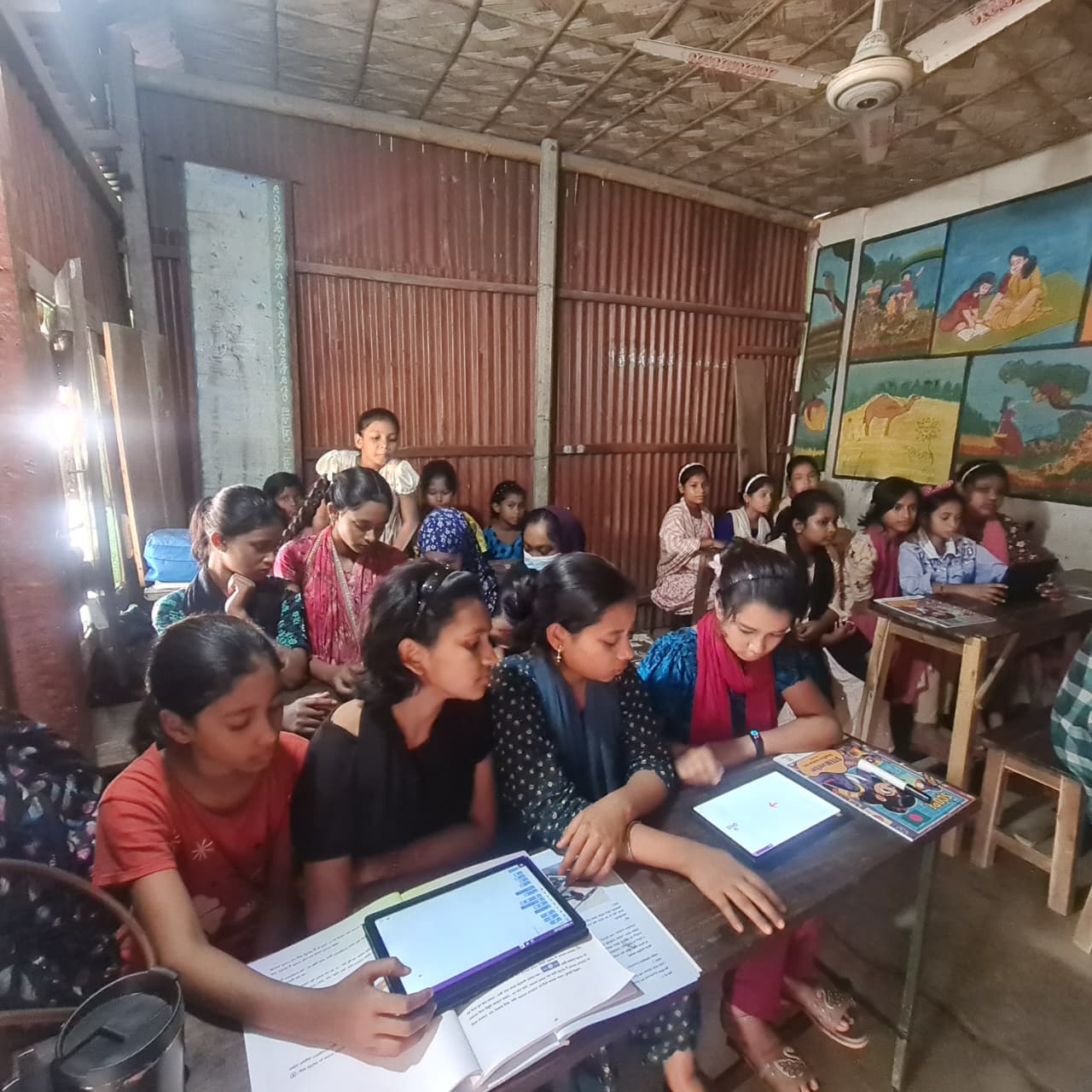 SCOPE — students in Savar program site